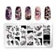 thumbnail image 1 of 91 Plantilla Flor Fruta Verano Navidad Manicura Impresión Diy Para Placa De Imagen, 1 of 5