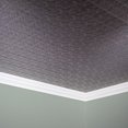 thumbnail image 2 of Fasade Trad 1 2ft x 4ft Vinyl Glue Up Ceiling Tile in Galavanized Steel 5pk, 2 of 2