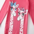 thumbnail image 4 of Kids Christmas 100% Cotton Pajamas Set Christmas Tree Cat Pjs Set 7T, 4 of 7