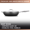 thumbnail image 6 of Calphalon Premier Hard-Anodized Nonstick 13-Inch Deep Skillet with Lid, 6 of 6