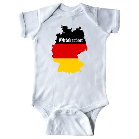 

Inktastic Oktoberfest Germany Map Flag 2 Gift Baby Boy or Baby Girl Bodysuit
