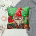 thumbnail image 2 of Chilfamy Summer Pillow Covers Red Green Watermelon Gnome Pillows Decorative Throw Pillows Summer Decorations Seasonal Farmhouse Decor Cushion Case for Sofa Couch 18x18in, 2 of 5