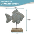 thumbnail image 6 of Handcarved Damsel Fish, 6 of 6