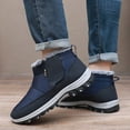 thumbnail image 6 of Xmyrz Waterproof Snow Boots For Men Indoor Versatile Recreation Non- Cozy Wide Calf Boots Winter Boots Mens Shoes, 6 of 9