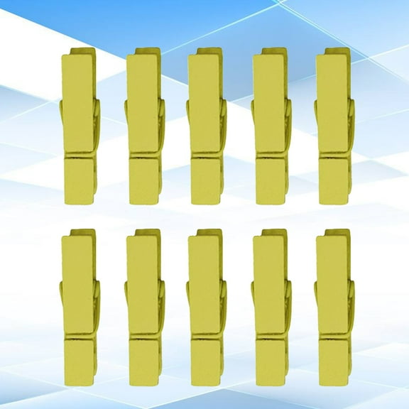 PBPBOX 100Pcs Wooden Clip Quilting Clips for Binding and Crafting