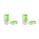 thumbnail image 4 of Matsuzay dispensador automático de de desmontable impermeable color sólido hotel baño cepillo de accesorios verde Verde 2Conjunto, 4 of 6