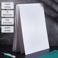 thumbnail image 5 of 5 Pcs 1mm PVC Foam Sheet White Plastic Sheet 11.8x15.7 Inch Lightweight Rigid Foam Expanded PVC Sheet for Crafts DIY Making Screen Printing and Art Display 5sheets, 5 of 9