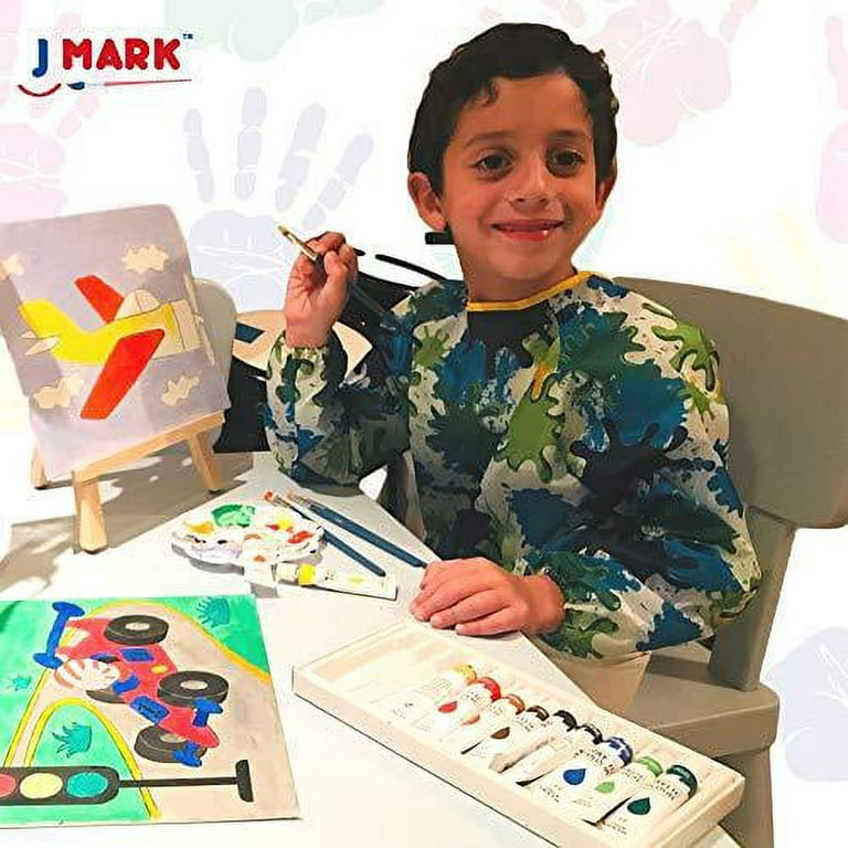 J MARK Paint Kit 22 Piece Set Acrylic Canvas Painting Kit with Wood Easel  8x1