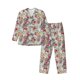thumbnail image 1 of Fotbe Roses Mixed Zebra Pijama de Hombre con Estampado de Manga Larga, Conjunto de 2 Piezas, Ropa de Dormir Suave y Cómoda con Bolsillos-Large, 1 of 7