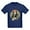 Navy, variant on CafePress - Mona Lisa Dog T Shirt - Dark T-Shirt Kids XS-XL