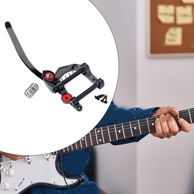 Vibrato de guitarra profesional Negro Hugo