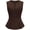 Brown, variant on Women's Summer Vest Tops Business Casual Going Out Outfits Sleeveless Zip Up Dressy Tank Top Suit Waistcoat