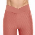 thumbnail image 2 of VASLANDA Women Tiktok Bubble Butt Leggings - Anti Cellulite Scrunched Booty Tights Tummy Control High Waisted Yoga Pants, 2 of 7