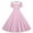 Pink, variant on XUNKUSGA Girls Dresses 1950S Retro Dress Short Sleeve Shawl Collar Summer Dress Vintage Plaid Print Buttoned Slim Fit Swing Dress for Party Wedding,Red,5-6 Years