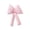 🍩 Light Pink, variant on Christmas Bow Ornaments Soft Pastel Tree Decor for Wreaths, Garlands, Parties