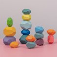thumbnail image 2 of DYTTDG Piedra de madera para niños Juguete de bloques de construcción Juego de apilamiento Ofertas de juguetes de Navidad, 2 of 5
