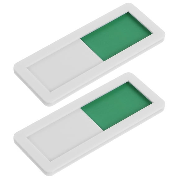 WASHWEPE 2Pcs White Vacancy Sign for Clinics with Vacant Occupied Slider for Restrooms