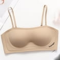 thumbnail image 5 of Mgmyaa Women's Wireless Tube Top Bra Push Up Strapless Comfort Support Seamless Everyday Wear Bandeau Bralette, 5 of 8