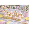 thumbnail image 4 of Edible Easter Cupcake Decorations - Easter Sprinkles for Cake Decorating (Rabbit & Carrot) - Themed Easter Cake Toppers, 4 of 5