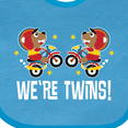 thumbnail image 4 of Inktastic Twin Boy Motorcycle Bear Boys Baby Bib, 4 of 4