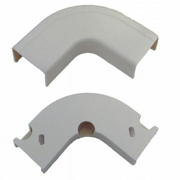 CableWholesale Cable Management - White - 1.75 in.