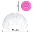 thumbnail image 3 of Pelota para hámster, 14,5 cm, rueda transparente para hámster, pelota para correr para hámsteres y ratones, juguetes de plástico, elimina el aburrimiento y aumenta la actividad Xemadio 220893-1, 3 of 9