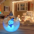thumbnail image 2 of Outdoor Christmas Inflatable Decorated Balloons Giant 23.6Inch Christmas Blow Up Ornaments With Lights, 2 of 6