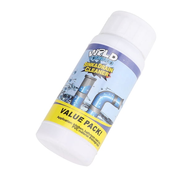M Buder Powerful Foaming Drain Cleaner Agents for Clogged Pipes, Sterilizes and Deodorizes Toilet, Kitchen Sink, Shower, and Bathtub Drains, Non-Corrosive Powder, 3.5 oz / 100 g
