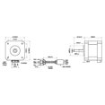 thumbnail image 5 of Motor paso a paso STEPPERONLINE Nema 17 Bipolar 1.5A 30Ncm, 5 of 5