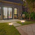 thumbnail image 1 of FESTFENDS Black Solar Garden Lights with High Efficient Panel and Battery for Home Use 6 LEDs, 1 of 8