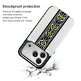 thumbnail image 2 of Geometric Pattern with Blackyellow Leather Wallet Case for iPhone 11 Pro Max Wallet Case Card Holder Flip, 2 of 8