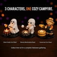 thumbnail image 2 of Halloween Campfire Tealight Holder Set of 3, Farmhouse Glow-in-the-Dark Campfire Resin Figurine, Whimsical Fall Halloween Decor for Mantel Shelf Tabletop, 2 of 5
