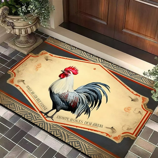 Xihbxyly Alfombrilla de Baño Superabsorbente y Antideslizante, con Base de Goma de Secado Rápido, Poliéster de Fácil Limpieza, Ideal para Baño y Cocina, Apta para Personas Mayores y Mascotas, 40,6 X