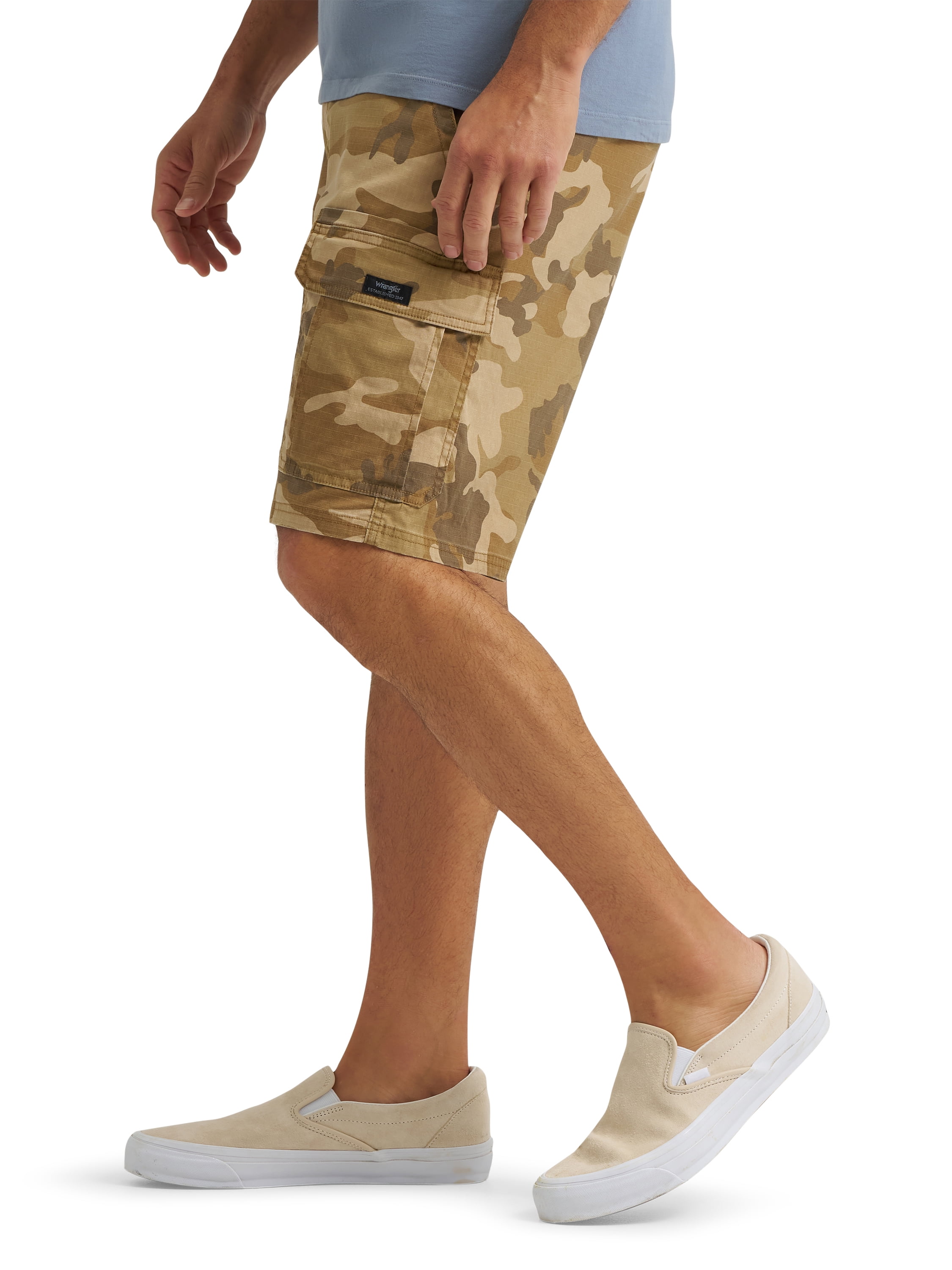 Wrangler Men's and Big Men's Stretch Cargo Shorts