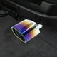 thumbnail image 2 of Xihbxyly Cubierta Universal de Acero Inoxidable para Tubo de Escape de Coche, Disponible En Plateado y Multicolor, 13 X 9,5 X 9 Cm, Fácil Instalación, Duradera y Decorativa, Ideal para La Mayoría de, 2 of 7