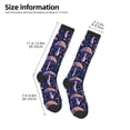 thumbnail image 5 of Bingfone Compression Socks For Women And Men Long Socks For Running Athletic Cycling Nurse-Floral Hippie Mushrooms, 5 of 9