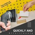 thumbnail image 3 of Square Slot Cutter, Stainless Steel Squared Slot Cutter Socket Slot Cutter for Plastic, Metal, Wood, Electrical Boxes Mounting, 3 of 5