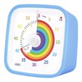 thumbnail image 1 of Temporizador visual con funda protectora, temporizador de cuenta regresiva de 60 minutos con forma de disco arcoíris para niños y adultos, herramienta de gestión del tiempo silenciosa, 1 of 4