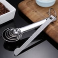 thumbnail image 2 of Yuarrent 7 Uds cucharas medidoras regla de acero inoxidable té especias cocina hornear condimento medida cucharadita utensilios de cocina Cocina y Comedor, 2 of 6