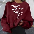 thumbnail image 2 of Fesfesfes Halloween Sweatshirt for Women's Casual Long Sleeve Printed Ladies Sweatshirts Tops, 2 of 6