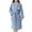 Blue, variant on Terry Cloth Robe for Women Absorbent Kimono Long Bathrobe for Spa Tub Hotel, Fuzzy Towel Robe Bata De BañO with Pockets