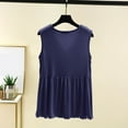 thumbnail image 6 of bnaln Tank Tops for Women Summer V Neck T Shirts Trendy Sleeveless Casual Camisole Shirts Loose Fit Pleated Tshirt Basic Tees Going Out Tops Daily Beach Vacation Outfits Loungewear, 6 of 7