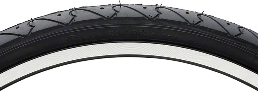 Mileater 26" x 1 3/8" Reflective Puncture Resistant Traditional City Bike Tyre 