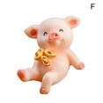 thumbnail image 5 of Soumake Cute Resin Money Lucky Pig Figurine Statue Diy Miniature Garden Table Ornament Household, 5 of 7