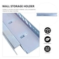 thumbnail image 2 of Mobutofu 1Pack Storage Pegboard Rack Silver Rectangular Tool Board for Handyman in Workshops 15.44x2.36x1.18 Inch, 2 of 8