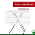 thumbnail image 4 of Mesa Plegable de Servicio Exterior Jardimex 76.5cm Blanco, 4 of 9