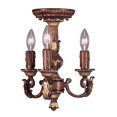 thumbnail image 2 of Three Light Mini Chandelier, 2 of 4