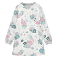 thumbnail image 6 of Girls' long-sleeved dress Flamingo Girls' A-line dress with ribbed cuffs Soft and comfortable, 6 of 6