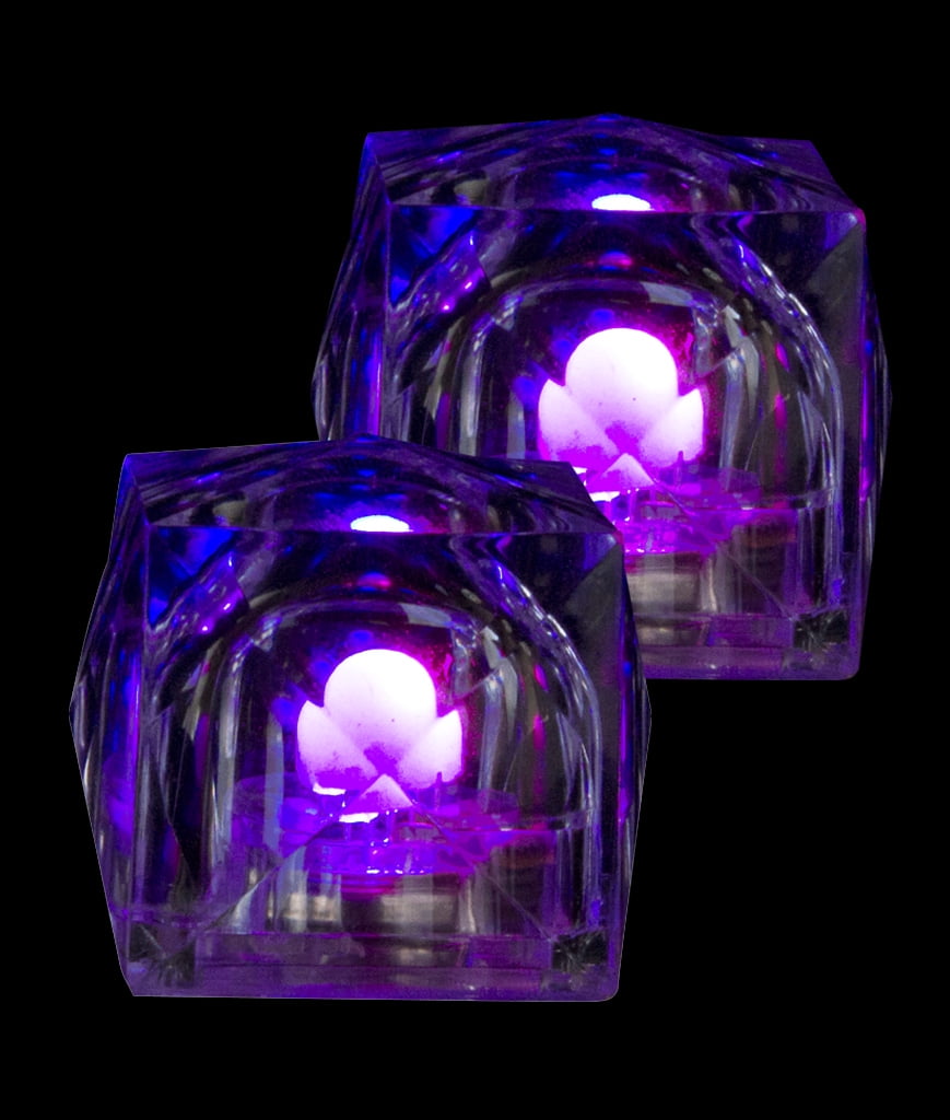 purple ice cubes