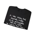 thumbnail image 3 of Novelty Squishy and Crazy Women Wife Sarcastic Puns Gildan 18000 Sweatshirt, 3 of 4